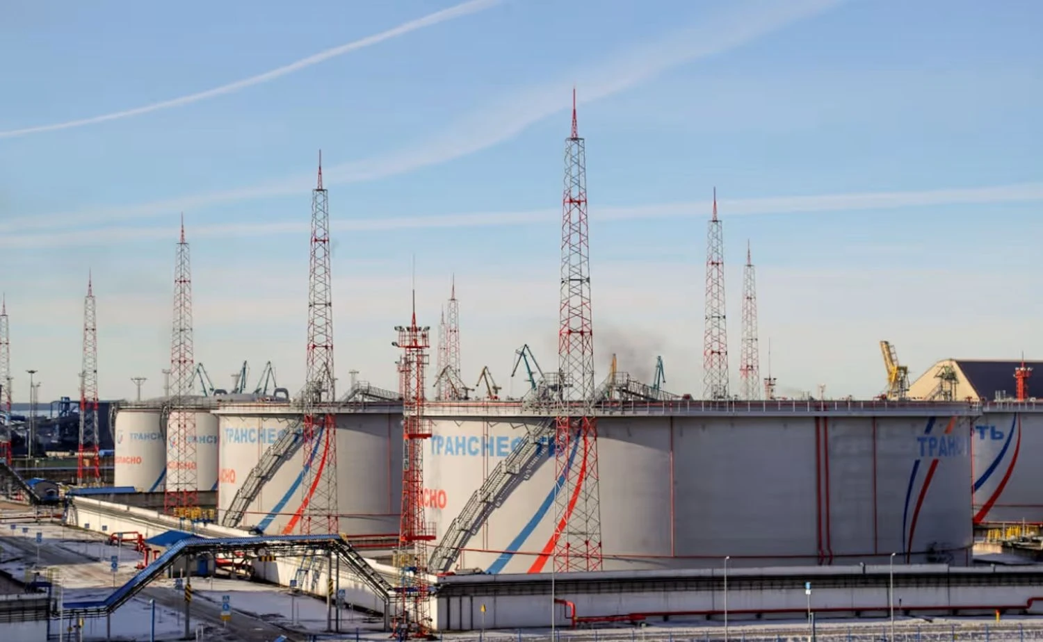 Russian oil ports in the Baltic Sea are still unable to handle cargo after drone attacks