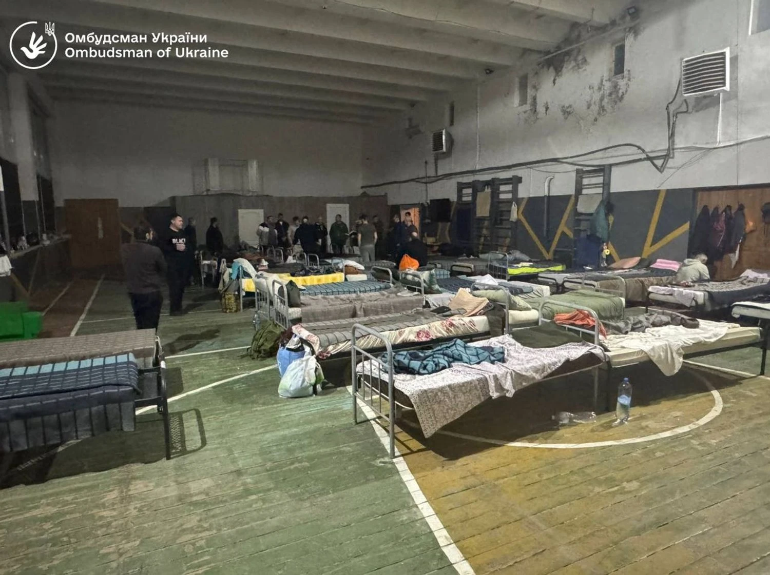 In Uzhhorod TCC, people were illegally detained for weeks in unsanitary conditions. Lubinets reported egregious violations