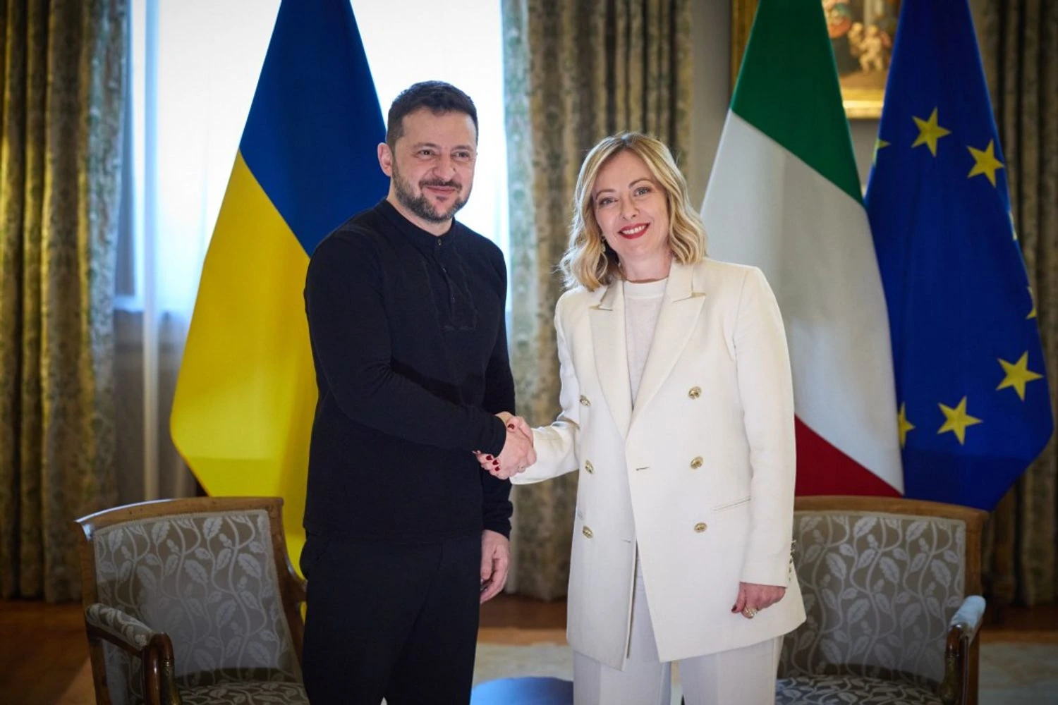 Zelenskyy to meet with Italian Prime Minister Meloni in Rome on April 15