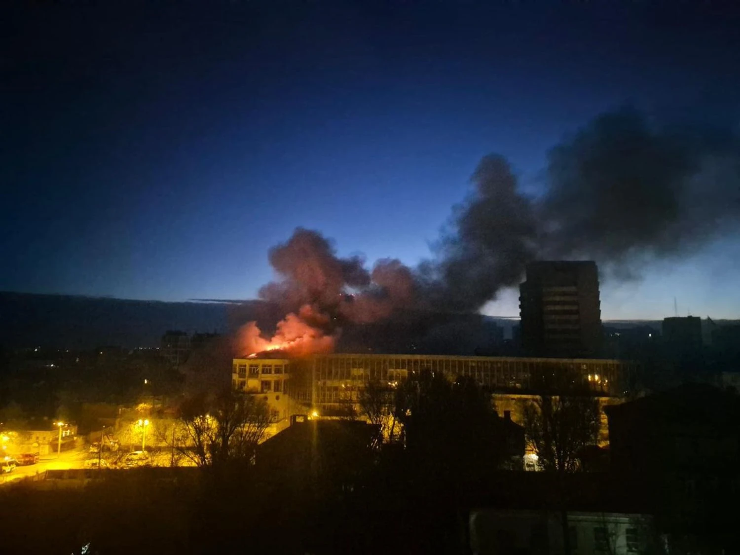 Russian attacks on Dnipro on April 15 - three higher education institutions damaged