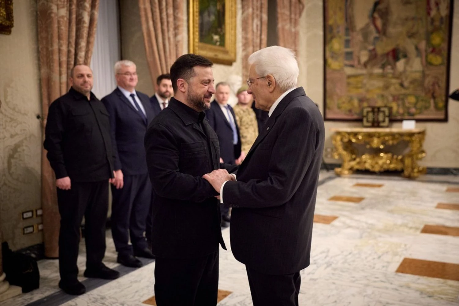 Zelenskyy met with Italian President Mattarella in Rome