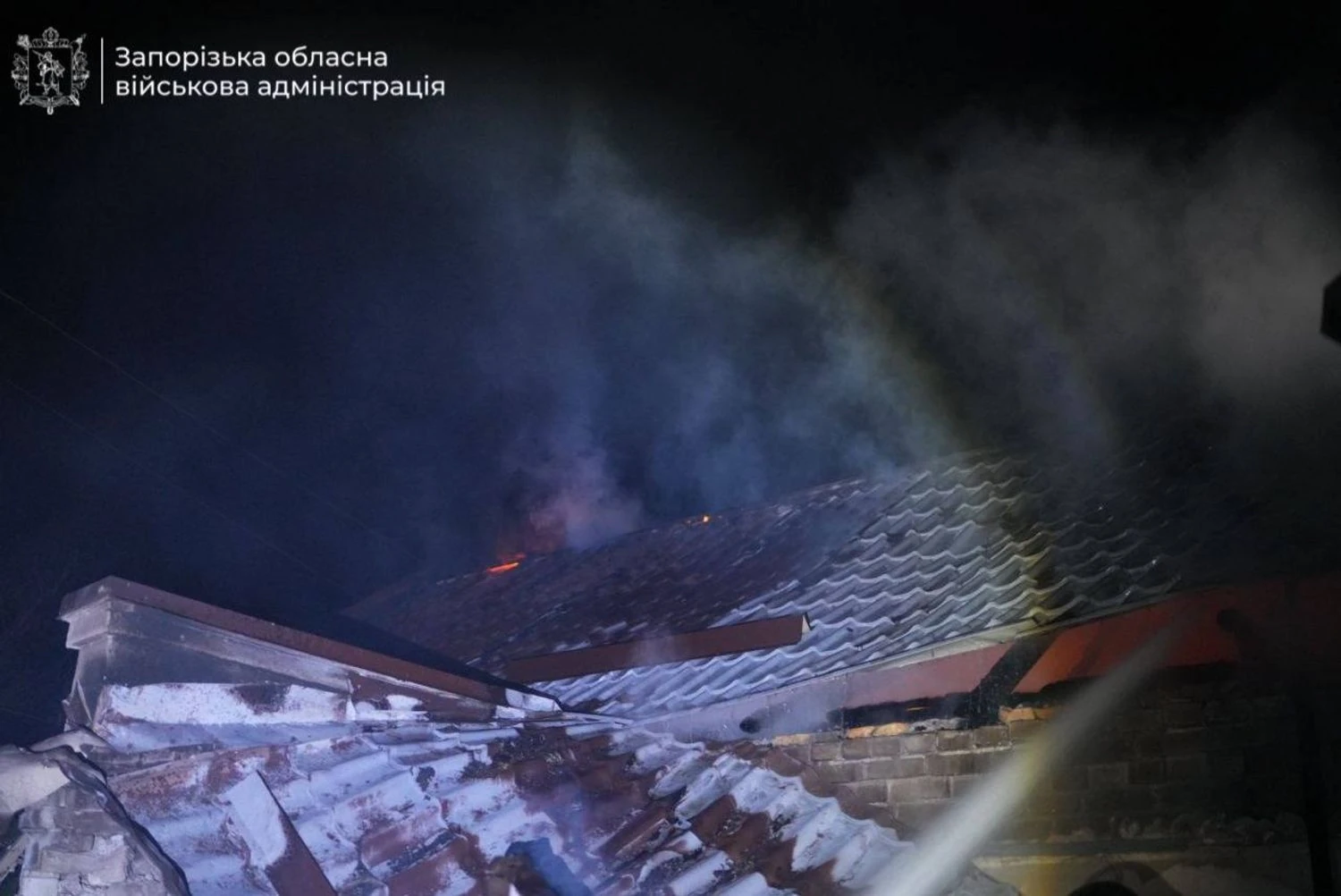 Russia attacked Zaporizhzhia with drones, one person injured and housing damaged