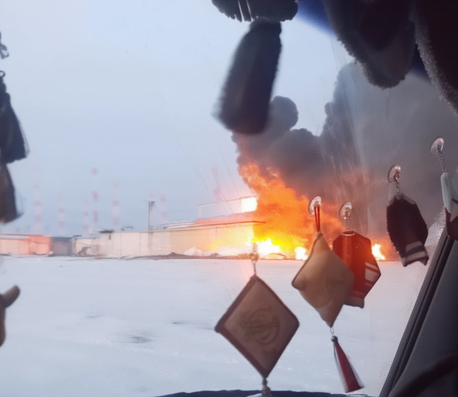 На нафтоперекачувальній станції в російській Нижньогородській області спалахнула пожежа