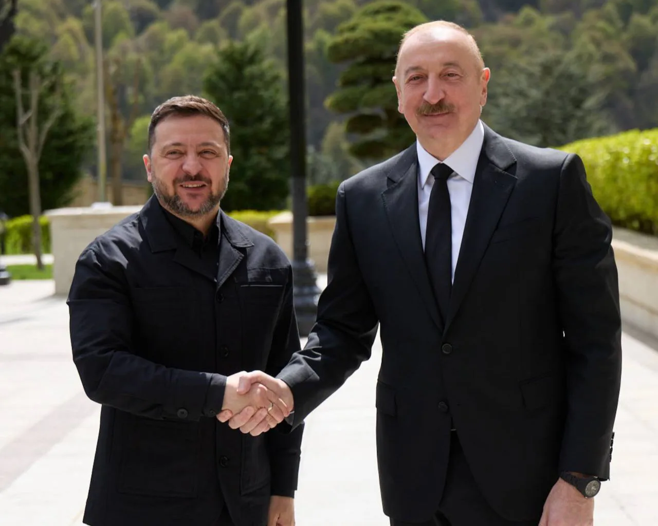 Zelenskyy and the President of Azerbaijan met for "important negotiations"