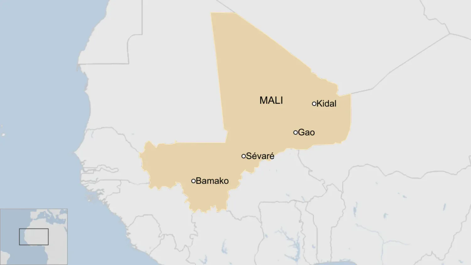 Explosions rang out near a military base in Mali, coordinated attacks are being recorded across the country and in the capital