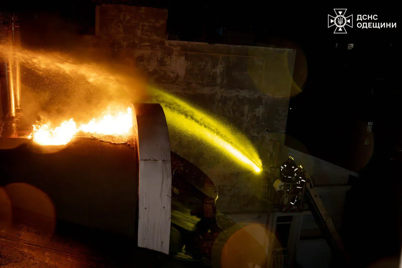 Russian drones attacked a foreign vessel near the port of Odesa