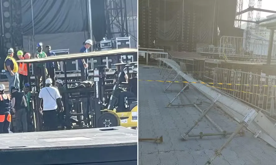 Technician dies during stage setup for Shakira concert in Rio