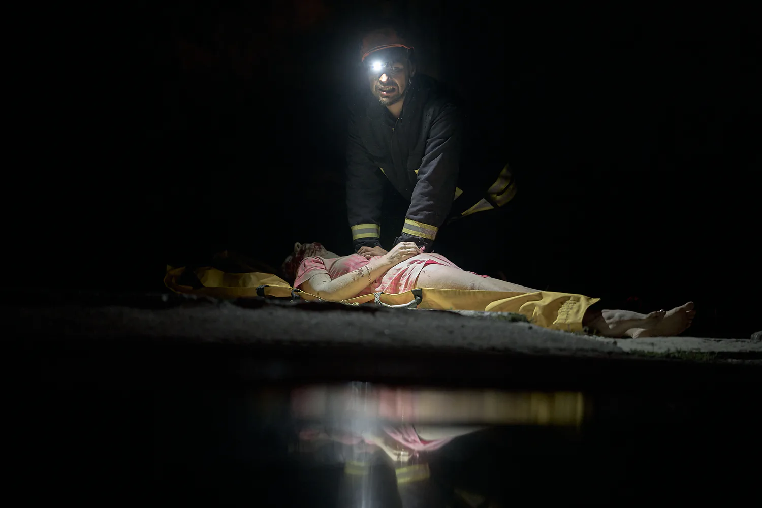 A photo by Kostiantyn and Vlada Liberov, which was included in Time magazine's selection of the 100 most important photos of 2025. A rescuer fights for the life of a young girl pulled from the rubble of a destroyed building after the shelling of the city, Kyiv, August 28, 2025.