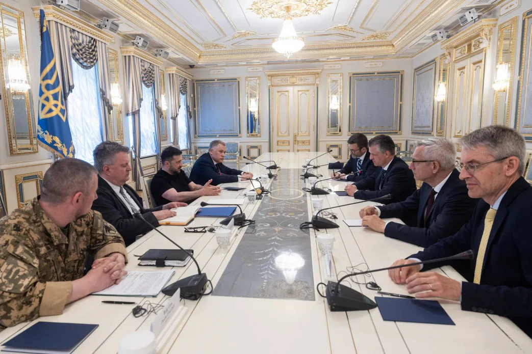 Zelenskyy discussed potential threats to Europe from Russia and Drone Deals with German delegation