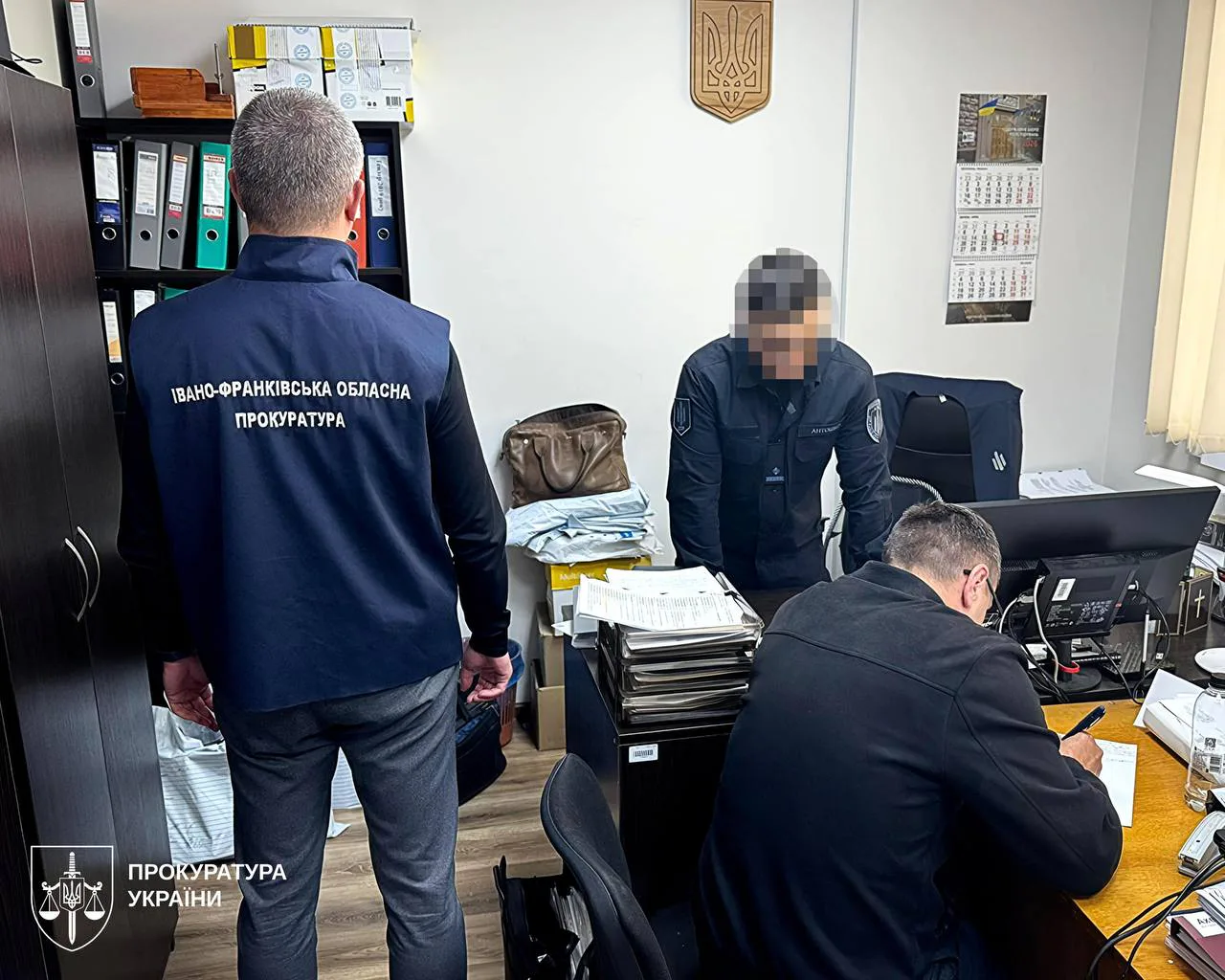 In Prykarpattia, the head of a police investigative department was ...