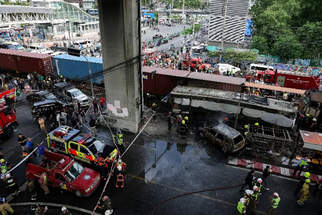 Train driver in Bangkok charged over deaths of eight people