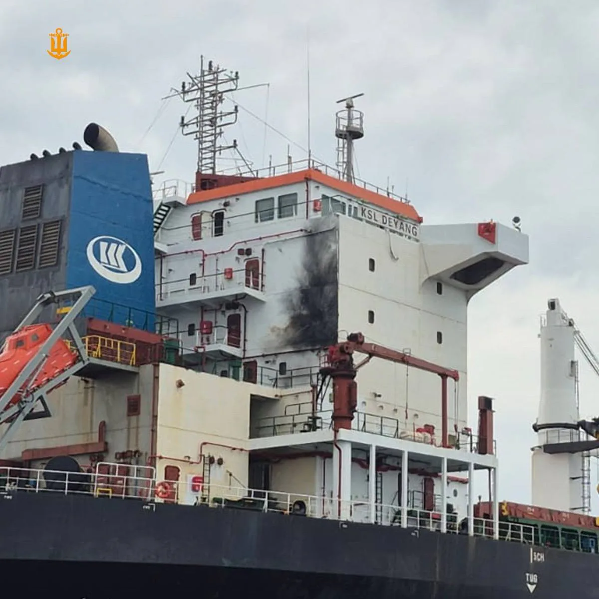 One of the vessels hit during the Russian drone attack belongs to a Chinese shipowner – Navy provides details