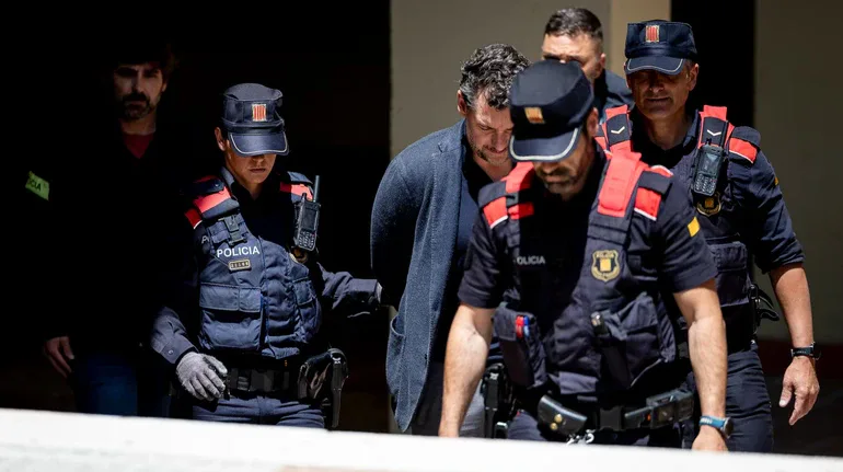 Mango founder's son detained on suspicion of murdering his father