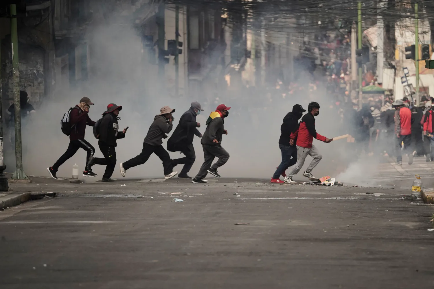 Bolivia's capital engulfed by protests and blockades as people demand president's resignation
