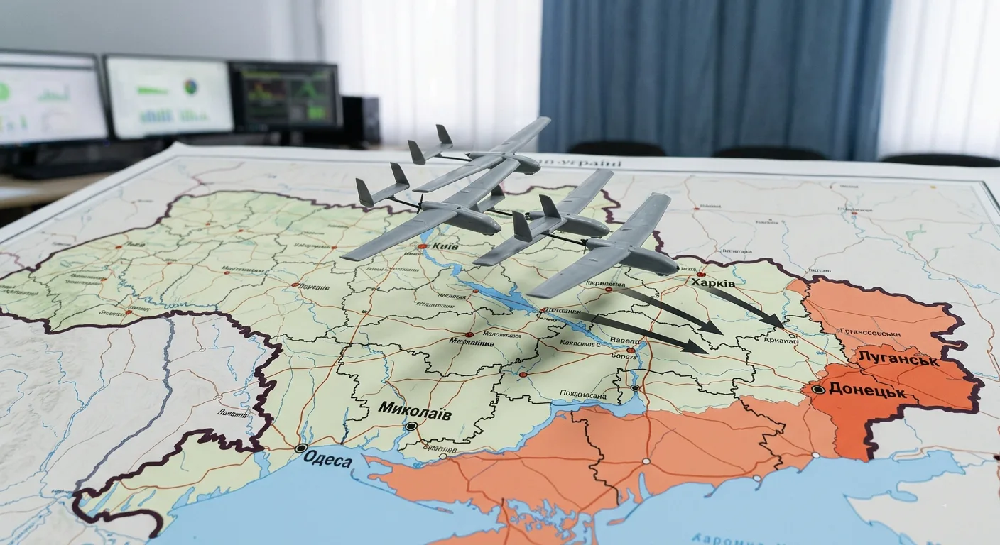 АТЕШ повідомив про масовану атаку дронів на окуповані території України