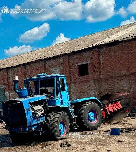 Russians attacked the Dnipro district - an agricultural enterprise was damaged