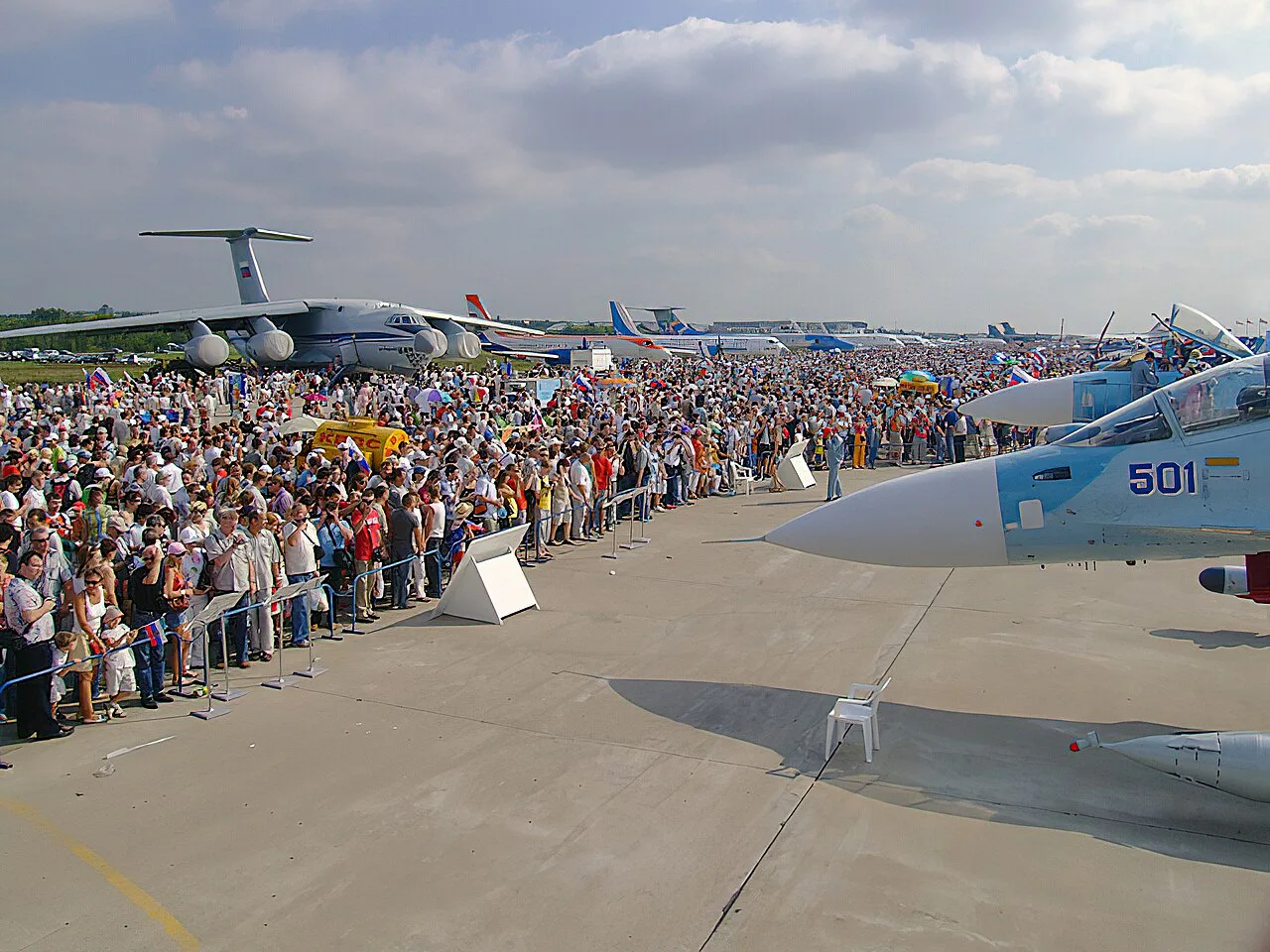 Russia has excluded the MAKS air show from the 2026 exhibition plan