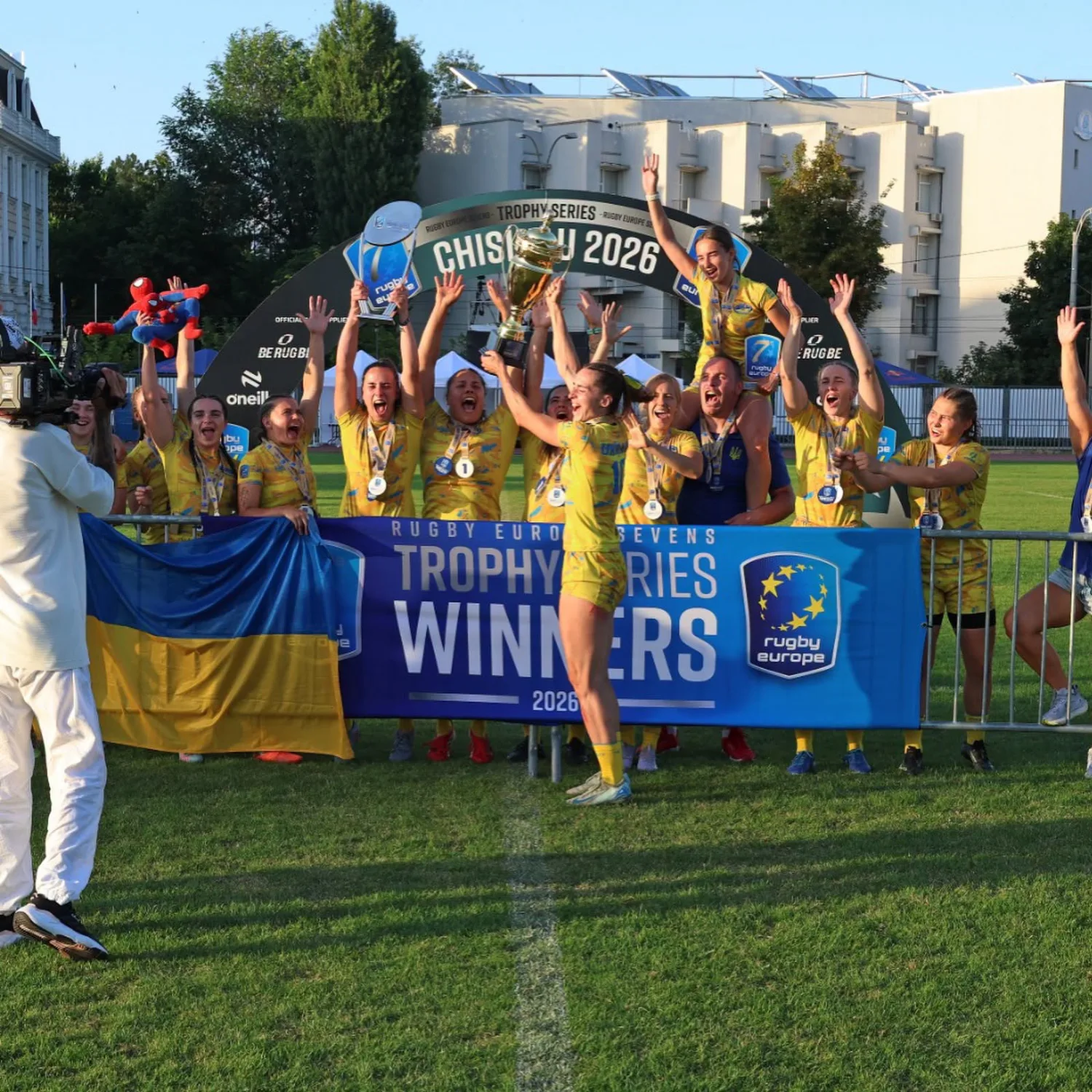 Ukrainian women break into the elite division of rugby sevens after victory at the European Championship