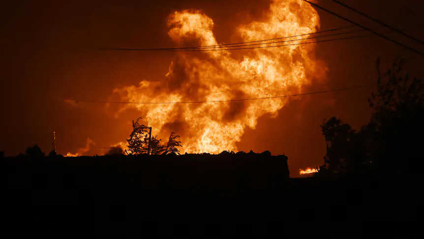 In Europe, massive forest fires have destroyed over 17,000 hectares of land