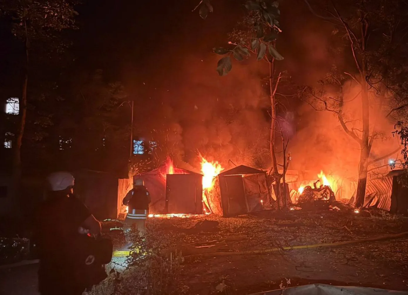 The Russian Federation attacked Odesa with drones, a 23-year-old man was injured, garages were on fire