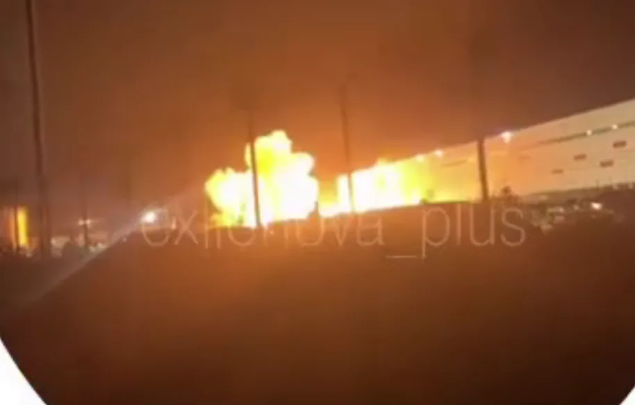 UAVs attacked the Tambov region of the Russian Federation, a Wildberries warehouse caught fire after explosions
