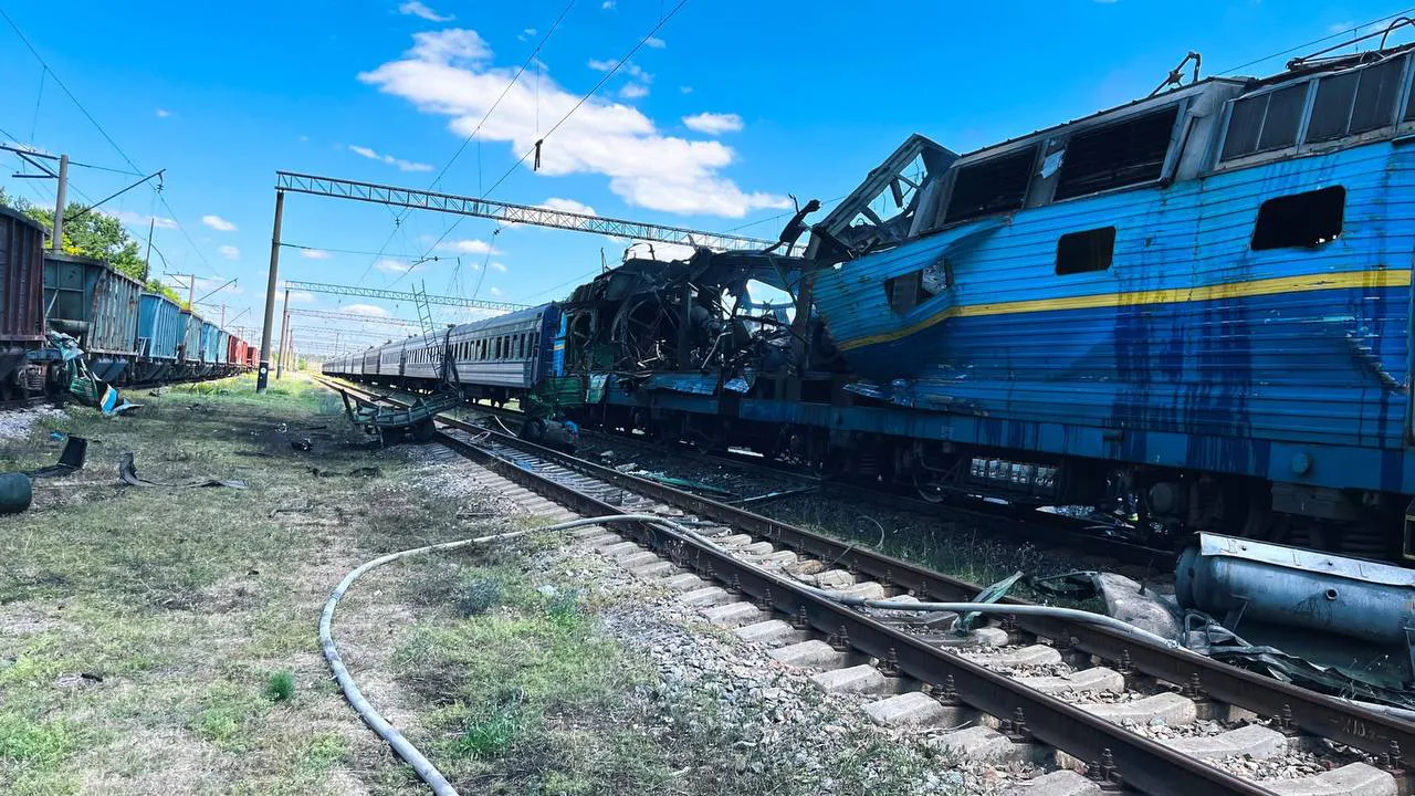 Russian UAV attacked the Kyiv-Zaporizhzhia passenger train - no casualties