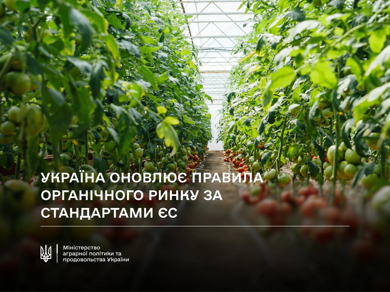 The President signed a law on updating the rules of organic production according to EU standards