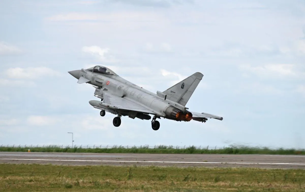 NATO scrambled four fighters to intercept a drone over Romania