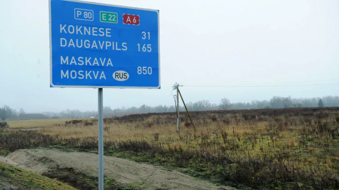 In Latvia, they plan to remove road signs indicating directions to Russia and Belarus from highways