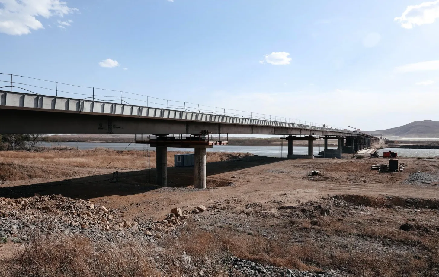 Russia and North Korea are completing the construction of the first road bridge between the countries - The Guardian