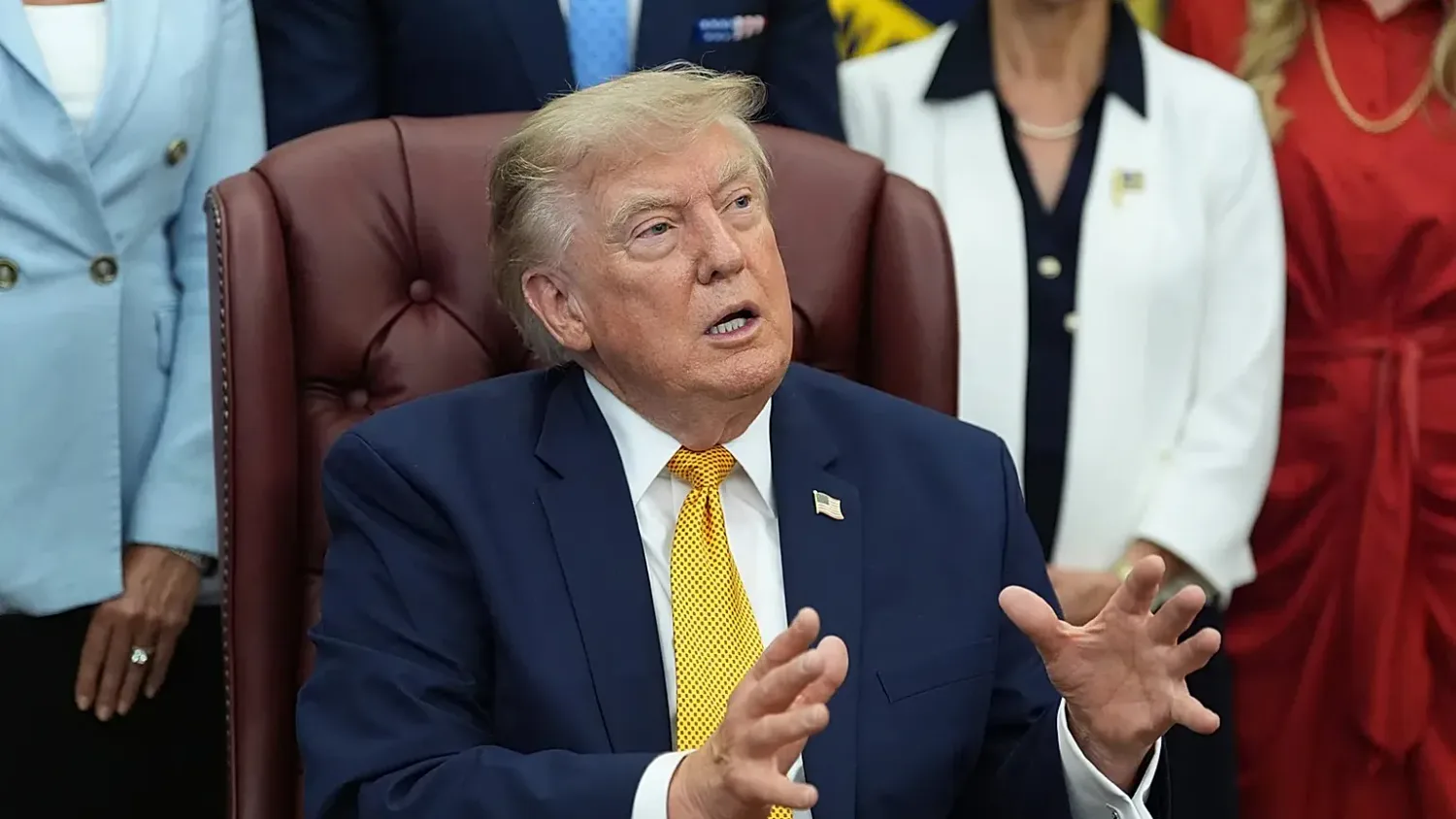 Trump said that Putin "released" the U.S. Marine and "wanted nothing in return"