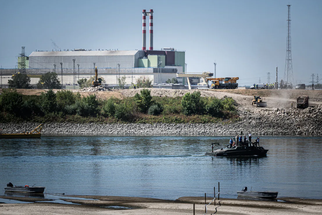Hungary restarts its sole nuclear power plant at full capacity after barges became stranded on the shallow Danube