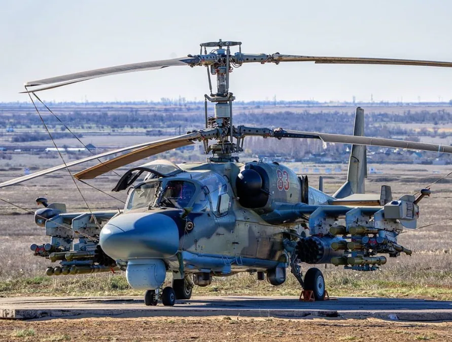 &nbsp; Вертоліт Ка-52 з ПЗРК 