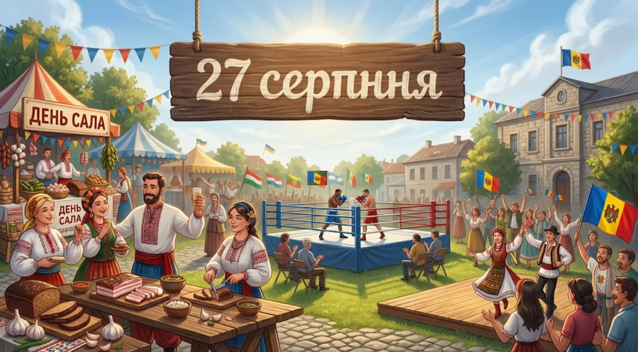 What is celebrated on August 27 in Ukraine and around the world