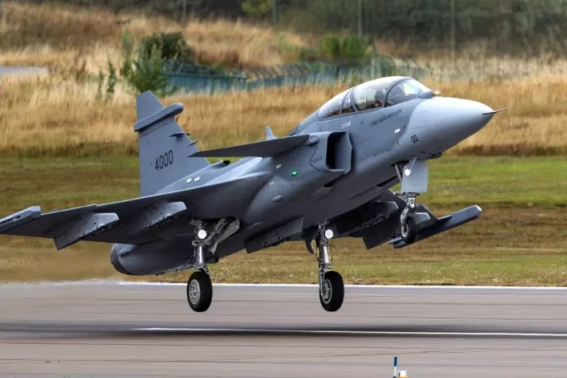 Saab has flown the two-seat Gripen F for the first time – why this version is important for Ukraine