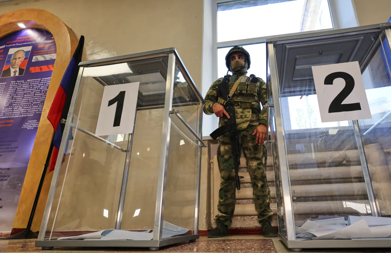 Russia is holding elections to the State Duma for the first time in territories of Ukraine occupied after 2022