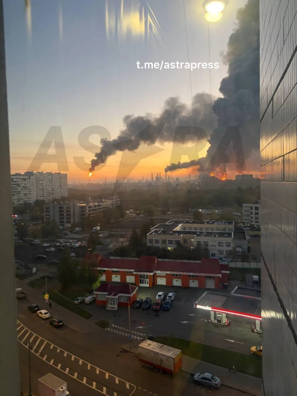 Ukrainian FP-1 UAVs struck a Moscow oil refinery