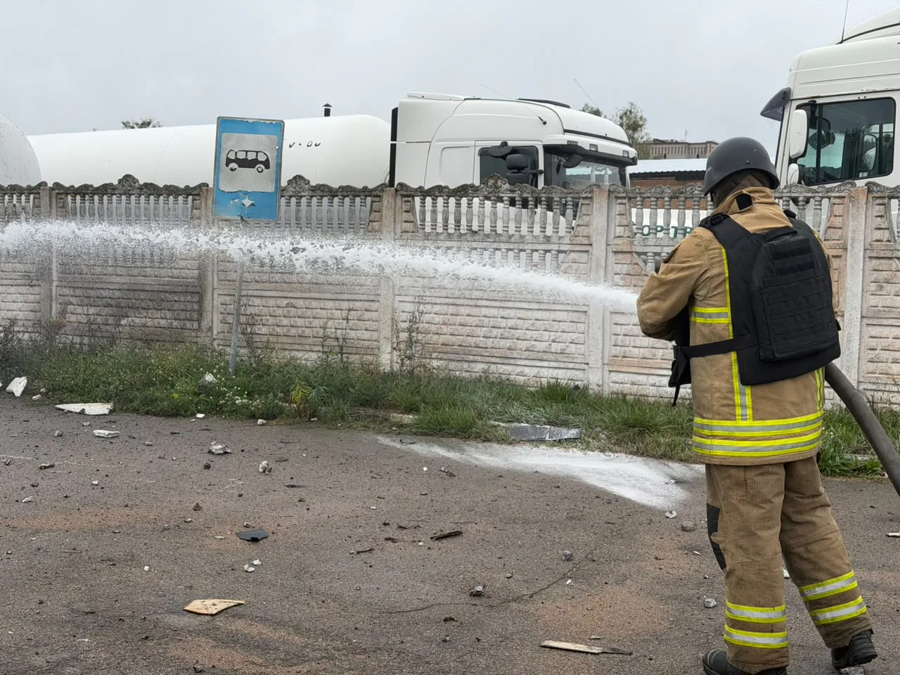 Russia attacked a gas station in the Zhytomyr region twice in the morning - is the highway open