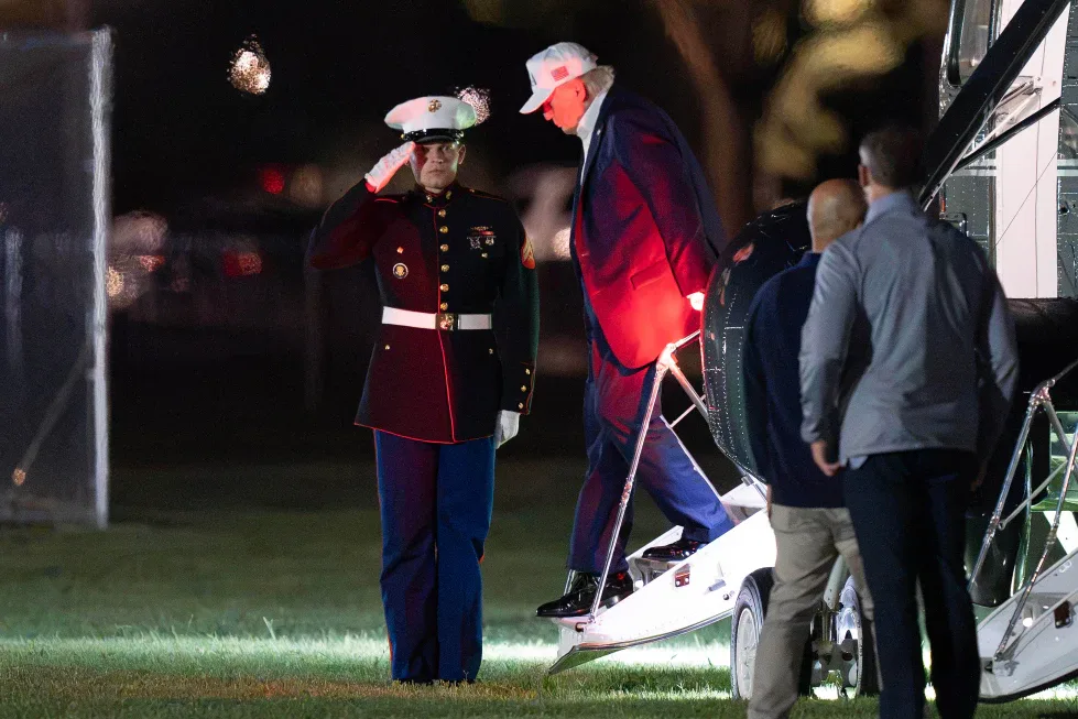 Trump opened a new helipad near the White House — why did television channels ignore the event