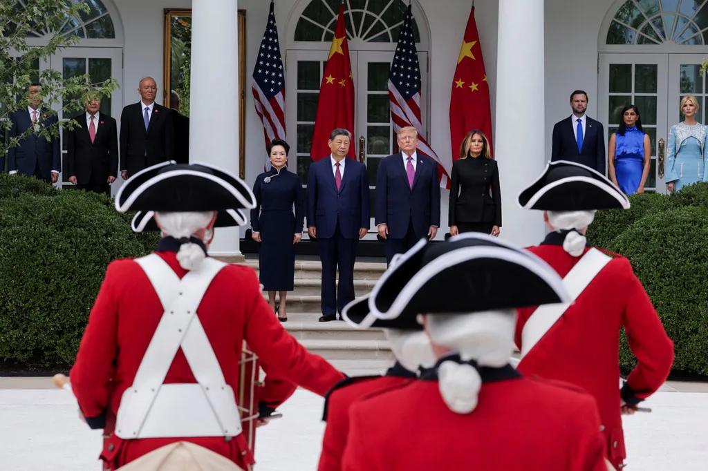 China will send the United States two pandas, Ping Ping and Fu Shuang, "as a sign of friendship."