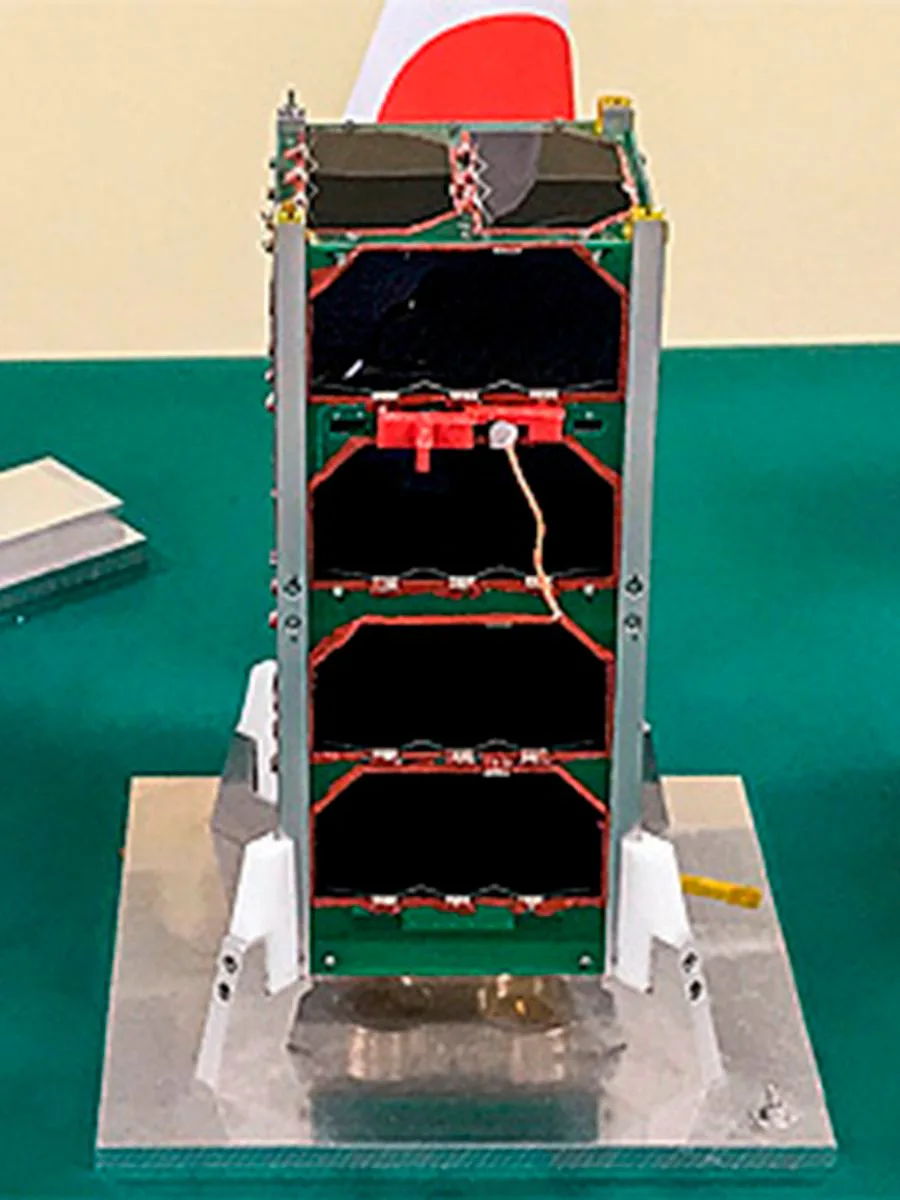 The «Space Puffin» CubeSat. Photo: University of Glasgow/Chris James/PA