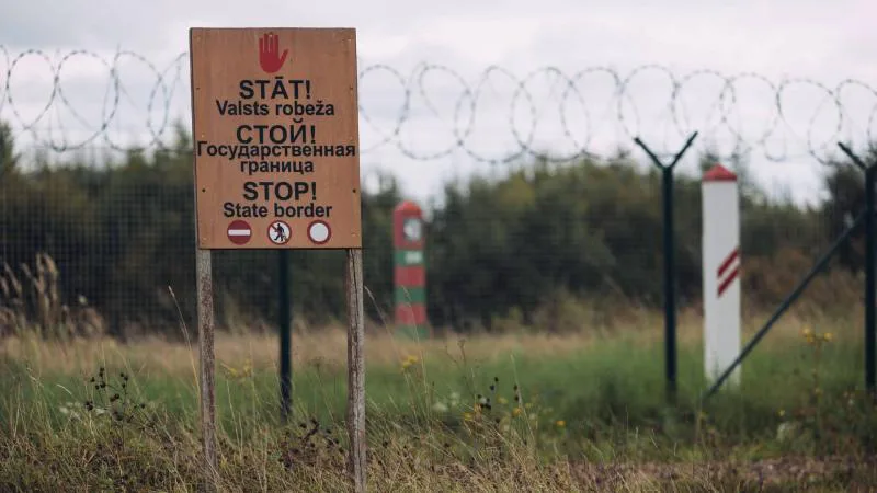 Armed masked men attempted to enter Latvian territory and threatened military personnel