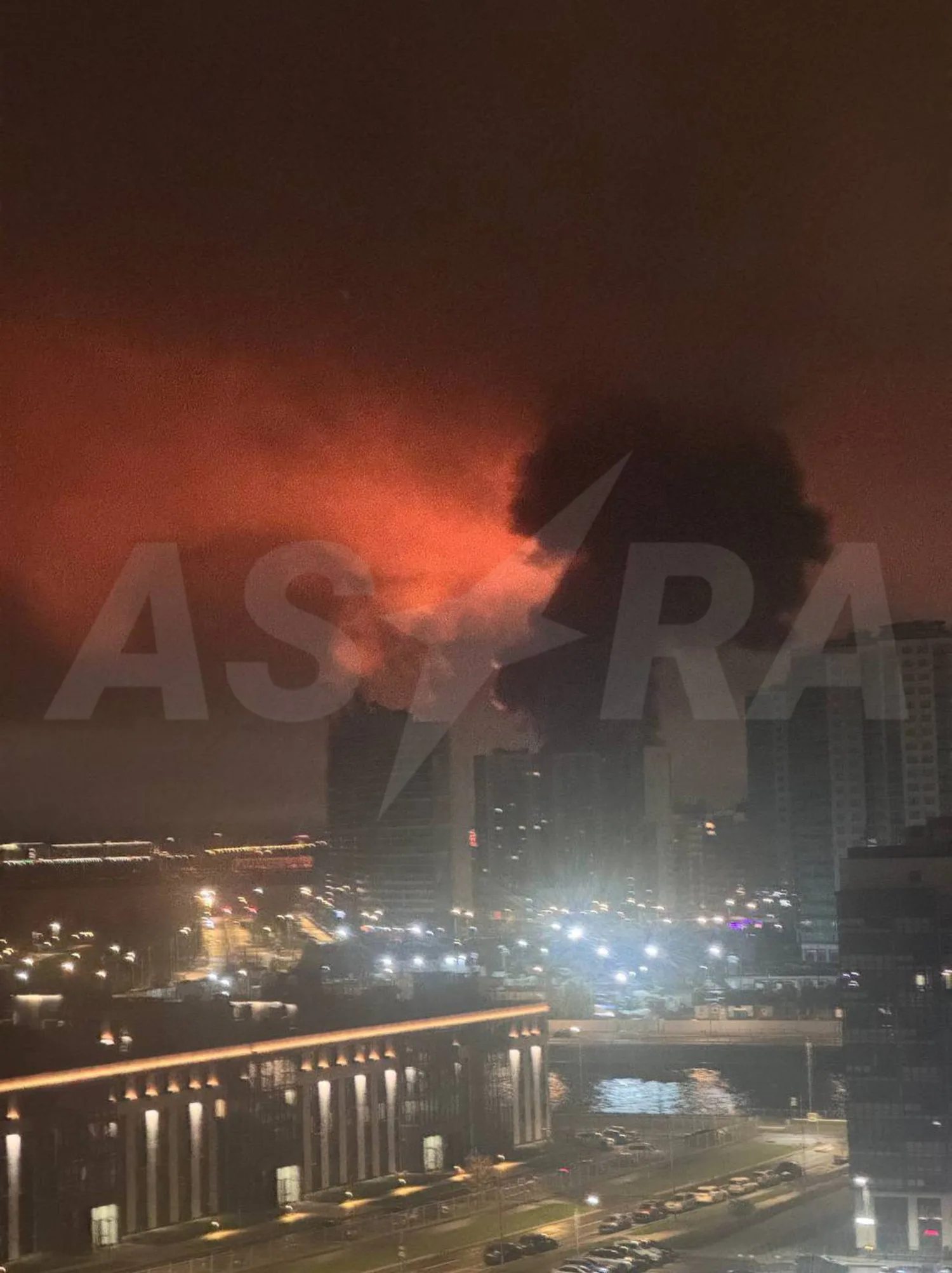 Photo: Українські Національні Новини (УНН) Ukrainian Drone Strikes St. Petersburg Oil Terminal