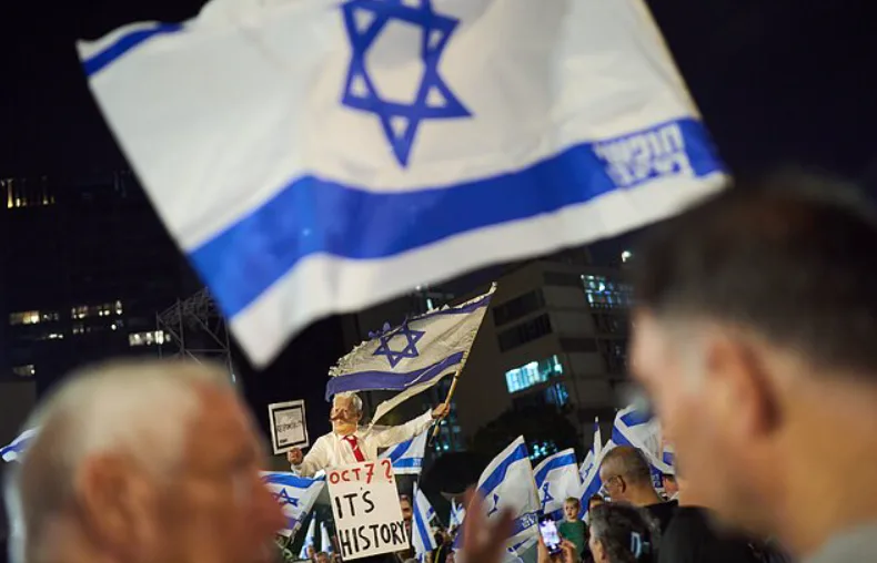Protests erupted in Israel ahead of the parliamentary elections, demanding that Netanyahu be held accountable